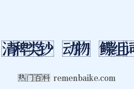 清稗类钞·动物·鲽组词是什么意思的图片